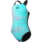 Arena Girl's Multi Colours Swimsuit V Back Kız Çocuk Yüzücü Mayo 009007509 - Mavi - 10 - 11 Yaş
