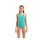 ARENA Graphic Swimsuit Swim Pro Back Kız Çocuk Mayo, 14-15 Yaş, 011184830, Water Yellow Star, Kız çocuk
