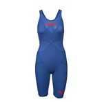 ARENA Kadın W Pwsk Carbon Glide eşofman takımı, mavi (Ocean Blue), 38