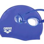 Arena Pool Jr Çocuk Gözlük Bone Seti-Mavi-STD