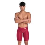 ARENA POWERSKIN ST Next Erkek Yüzme Jammers- Yarış ve Antrenman Atletik Dayanıklılık Mayosu, Sporcular için Yüzme Yarışı Kıyafeti, Koyu Kırmızı, 140