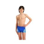ARENA Print Swim Short Erkek Çocuk Şort Mayo Neon Blue, 12-13 Yaş, 010755530, Neon Blue, Erkek Çocuklar