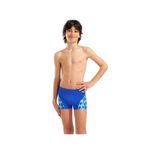 ARENA Print Swim Short Erkek Çocuk Şort Mayo Neon Blue, 8-9 Yaş, 010755530, Neon Blue, Erkek Çocuklar