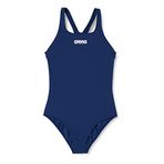 arena Solid Swim Pro Takım Kız Çocuk Tek Parça Mayo, Hızlı Kuruyan Mayo, MaxLife Eco Arena Kumaşı Spor Mayosu, Maksimum Klor Direnci ve UV Korumalı UPF 50+