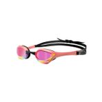 Arena Unisex Cobra Ultra Swipe Yarış Yüzme Gözlüğü Erkekler ve Kadınlar için Kaydırmalı Buğu Önleyici Teknoloji Polikarbonat Ayna Lens, Menekşe/Mercan