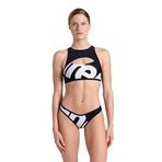 ARENA WOMEN'S ARENA LOGO BRASSIERE BIKINI RACE, Beyaz, M