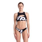 ARENA WOMEN'S ARENA LOGO BRASSIERE BIKINI RACE, Beyaz, XS