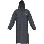 Arena Zeal Robe/asphalt-Whıte Yetişkin Bornozu - Gri