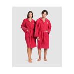 ARENA ZEAL ROBE/RED-WHITE YETİŞKİN BORNOZU