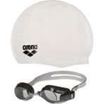 Arena Zoom X-Fit Gözlük ve Classic Silicone Bone Seti Unisex Yüzme UV Koruma ve Buğu Önleyici