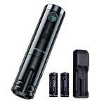 Arenahawk Dövme makinesi seti kablosuz dövme kalemi makinesi pil döner makine kiti 4 mm stroke 2 adet pilli... (4,0 mm stroke)