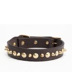 Ares Handmade Deri Köpek Tasması Kahverengi L (46-55 Cm) Cl-Ar-Br-L