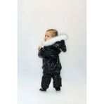 Ares Kids Fashion Suya Dayanıklı Kar Tulumu Bebekler ve Çocuklar Için - Koyu Siyah - 1 Yaş