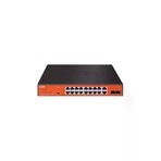 AREY TEKNOLOJİ 1-45269 Wi-Tek 16Port 197W Full Poe Wi-Ps318Gfh Gigabit 2X Sfp Yönetilemez Switch