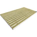 Arfen Gömme Tip Halı Üst Yüzeyli Alüminyum Deve Tüyü Renk Paspas 60 x 90 cm - Sarı