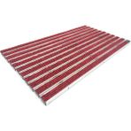 Arfen Gömme Tip Halı Üst Yüzeyli Alüminyum Kırmızı Paspas 60 x 90 cm