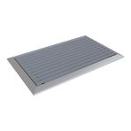 Arfen Kauçuk Üst Yüzeyli Alüminyum Gri Paspas 50 x 80 cm