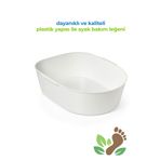 Argan Cure Pedikür Leğeni / Ayak Bakım Leğeni Beyaz (SEHPASIZ)