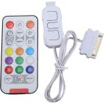 Argb Pc Fan Kontrol Kiti 21 Tuşlu Seri Ata Güç Bilgisayar Fan Kontrol Cihazı 5V 3 Pin Pc Gökkuşağı LED Şerit (Yurt Dışından)