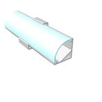 Arge Led Mutfak Dolabı ve Tezgah Altı Bombe Difüzörlü Köşe Bar LED 12V (4000K, 50 CM)