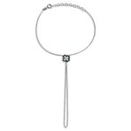 Argentum Concept B059601 Renkli Taşlı Yonca Motifli Gümüş Şahmeran