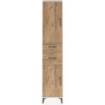 Arges Dolap 4 Raflı 2 Çekmeceli 2 Kapaklı 44X30X221 Aytaşı-Çam - Krem