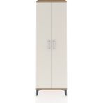 Arges Dolap 4 Raflı 2 Kapaklı 60X30X182 Çam-Aytaşı - Atlas Çam