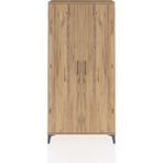 Arges Dolap 4 Raflı 2 Kapaklı 88X30X182 Çam-Çam - Atlas Çam