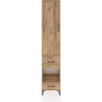 Arges Dolap 4 Raflı Tek Çekmeceli 2 Kapaklı 44X30X221 Çam-Çam - Atlas Çam