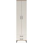 Arges Dolap 5 Raflı 2 Çekmeceli 2 Kapaklı 60X30X243 Çam-Aytaşı - Atlas Çam