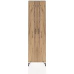 Arges Dolap 5 Raflı 2 Kapaklı 60X30X221 Aytaşı-Çam - Krem