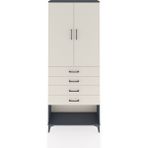 Arges Dolap 88X30X221 Antrasit-Aytaşı