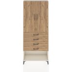 Arges Dolap 88X30X221 Aytaşı-Çam - Krem