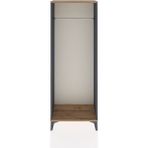 Arges Dolap Kapaklı Tek Askılı 60X30X163 Antrasit-Çam
