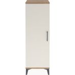 Arges Dolap Tek Raflı Tek Kapaklı Tek Askılı 44X30X134 Çam-Aytaşı