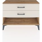 Arges Şifonyer 2 Çekmeceli 88X30X64 Çam-Aytaşı - Atlas Çam