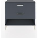 Arges Şifonyer 2 Çekmeceli 88X30X80 Antrasit-Antrasit