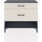 Arges Şifonyer 2 Çekmeceli 88X30X80 Antrasit-Aytaşı