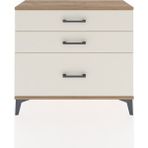 Arges Şifonyer 3 Çekmeceli 88X30X80 Çam-Aytaşı - Atlas Çam