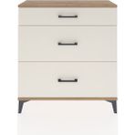 Arges Şifonyer 3 Çekmeceli 88X30X96 Çam-Aytaşı - Atlas Çam