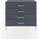 Arges Şifonyer 4 Çekmeceli 88X30X80 Antrasit-Antrasit