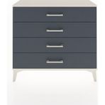 Arges Şifonyer 4 Çekmeceli 88X30X80 Aytaşı-Antrasit