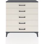 Arges Şifonyer 5 Çekmeceli 88X30X96 Aytaşı-Antrasit