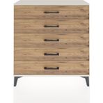 Arges Şifonyer 5 Çekmeceli 88X30X96 Aytaşı-Çam