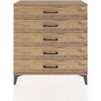 Arges Şifonyer 5 Çekmeceli 88X30X96 Çam-Çam - Atlas Çam