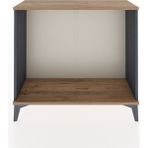 Arges Şifonyer 88X30X80 Antrasit-Çam