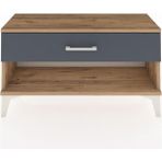 Arges Şifonyer Tek Çekmeceli 88X30X48 Çam-Antrasit - Atlas Çam