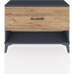 Arges Şifonyer Tek Çekmeceli 88X30X64 Antrasit-Çam