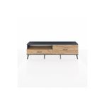 Arges TV Ünitesi Tek Raflı 2 Çekmeceli 176x30x51 Antrasit-Çam