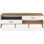 Arges Tv Ünitesi Tek Raflı 2 Çekmeceli 176X30X51 Aytaşı-Çam/antrasit